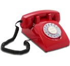 Téléphones OPIS 60s Rouge