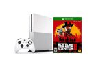 Console MICROSOFT Xbox One S Blanc 1 To + 1 manette + Red Dead Redemption 2
