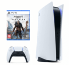 Console SONY PS5 Blanc 825 Go + 1 Manette + Assassin's Creed Valhalla