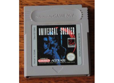 Image Jeux Vidéo Universal soldier Game Boy