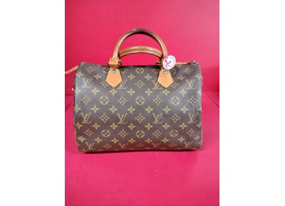 Image Sac à main LOUIS VUITTON Speedy 30 Porté main Cuir Monogramme marron