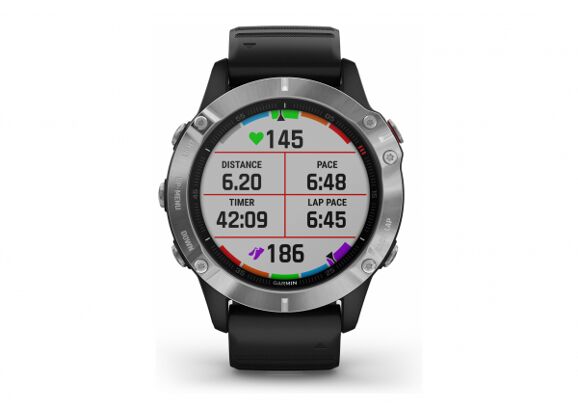 Image Montre connectée GARMIN Fenix 6 Silicone Noir 47 mm