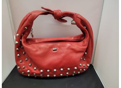 Image Sac à main LA BAGAGERIE Porté épaule Synthétique Rouge