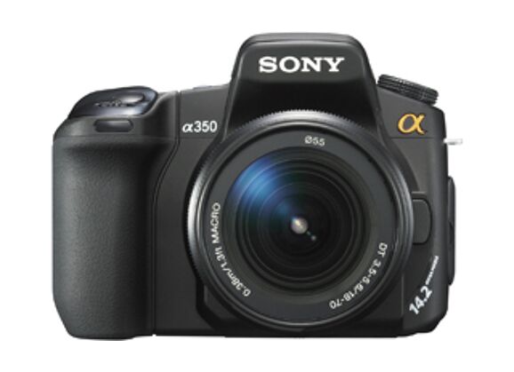 Image Appareil photo numérique SONY Reflex Alpha 350 DSLR-A350 Noir + 18-200 mm Noir