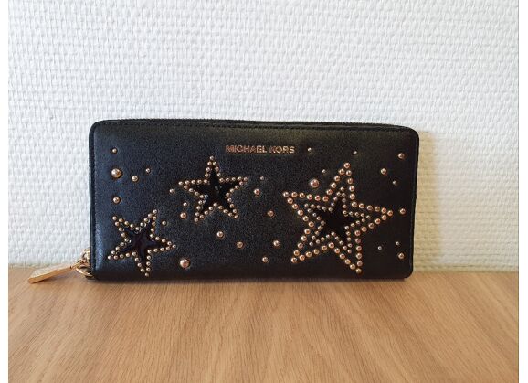 Image Portefeuille MICHAEL KORS Cuir Noir