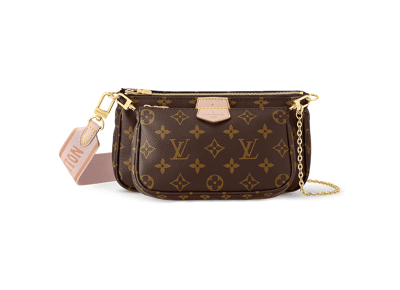 Image Sac à main LOUIS VUITTON Porté croisé Toile enduite Monogram Marron