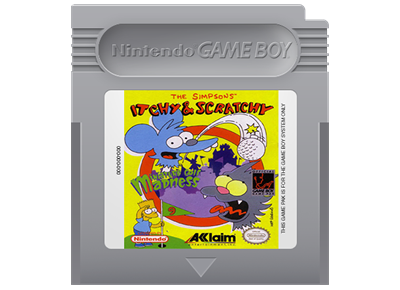 Image Jeux Vidéo ITCHY AND SCRATCHY GAMEBOY Game Boy