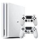 Image Console SONY PS4 Pro Blanc 1 To + 2 manettes