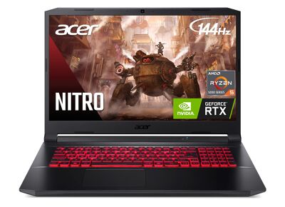 Image Ordinateurs portables ACER Nitro AN517-41-R74B AMD Ryzen 7 16 Go RAM 1024 Go SSD 17.3
