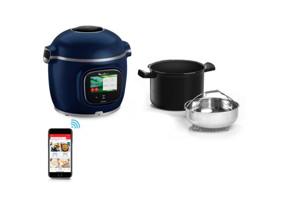 Image Autocuiseurs MOULINEX Cookeo Touch Pro E943410 Bleu