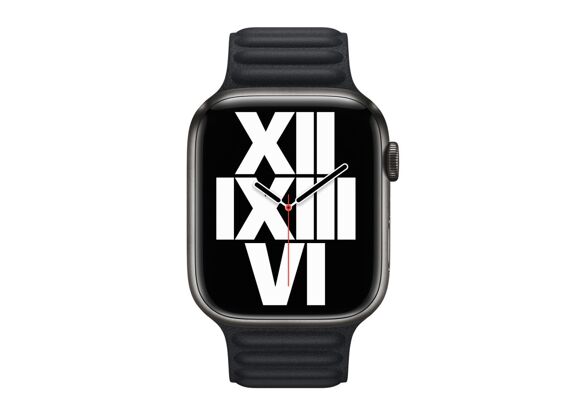 Image Montre connectée APPLE Watch Series 7 Cuir Minuit 45 mm