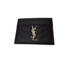 Image Portefeuille SAINT LAURENT Cassandre Cuir Noir