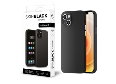 Image Coques et Etui MOXIE Coque Skinblack Silicone Noir iPhone 13