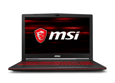 Image Ordinateurs portables MSI GL63 8RE i5 16 Go RAM 1 To HDD 128 Go SSD 15.6