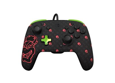 Image Acc. de jeux vidéo PDP Manette Filaire Bowser Glow Noir Switch