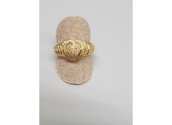Image Bague Or jaune Diamant