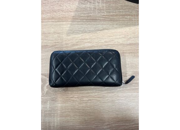 Image Portefeuille CHANEL Timeless Classique Cuir Noir