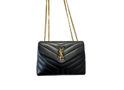 Image Sac à main SAINT LAURENT Loulou PM Porté épaule Cuir Noir