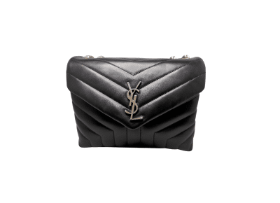 Image Sac à main SAINT LAURENT Loulou PM Porté épaule Cuir Noir
