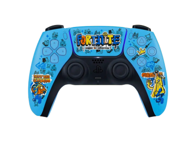 Image Acc. de jeux vidéo SONY Manette Sans fil DualSense Édition Limitée Fortnite Bleu PS5