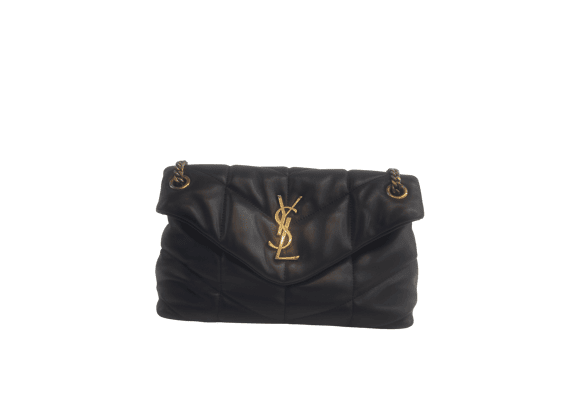 Image Sac à main SAINT LAURENT Puffer PM Porté épaule Cuir Noir