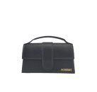 Image Sac à main JACQUEMUS Le Grand Bambino Porté main Cuir Dark blue