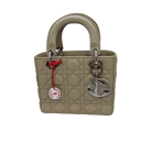 Image Sac à main DIOR Lady Dior Porté main Cuir d'agneau Sable