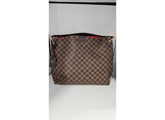 Image Sac à main LOUIS VUITTON Gracefull Porté épaule Cuir Damier ébène