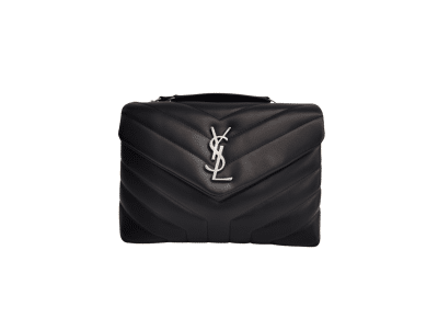 Image Sac à main SAINT LAURENT Loulou Small Porté épaule Cuir Noir
