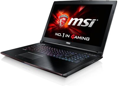 Image Ordinateurs portables MSI GE72 2QE i7 8 Go RAM 1 To HDD 128 Go SSD 17.3