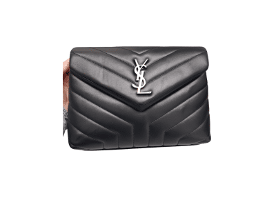 Image Sac à main YVES SAINT LAURENT Loulou PM Porté épaule Cuir Noir