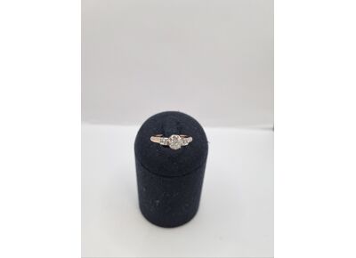 Image Bague Or rose Diamants