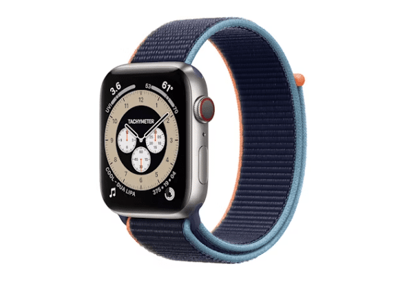 Image Montre connectée APPLE Watch Series 6 Tissu Deep Navy 44 mm