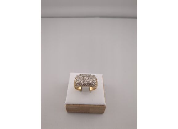 Image Bague Or jaune Diamants