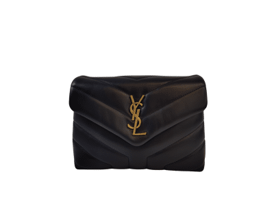 Image Sac à main SAINT LAURENT Loulou Toy Porté croisé Cuir Black Gold