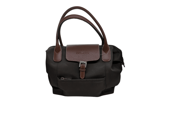Image Sac à main HEXAGONA Porté main Tissu Marron