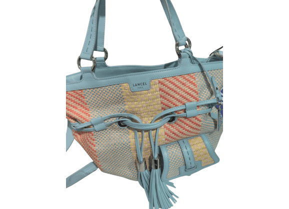 Image Sac à main LANCEL Premier Flirt Porté épaule Cuir Bleu