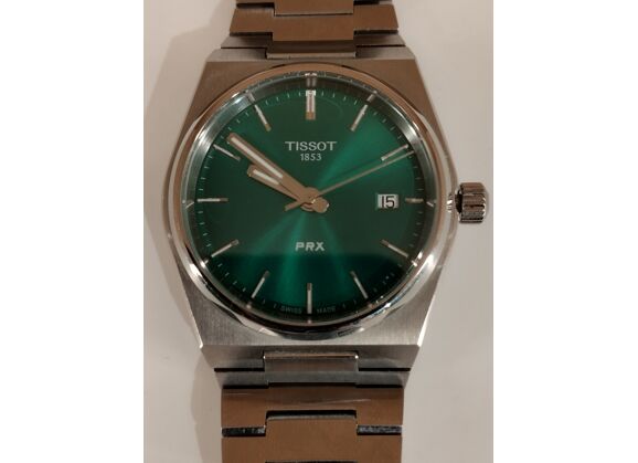 Image Montre Unisexe TISSOT PRX Acier Gris 40 mm