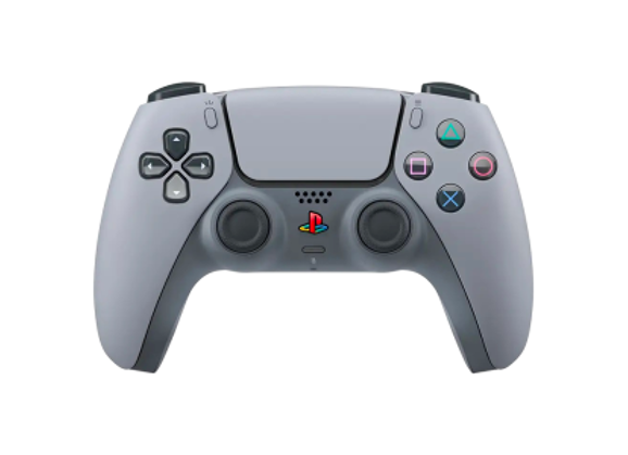 Image Acc. de jeux vidéo SONY Manette Sans fil DualSense Edition 30ème Anniversaire Gris PS5