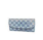 Image Portefeuille LOUIS VUITTON Emilie Toile enduite Damier azur