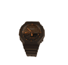 Image Montre Homme CASIO G-Shock GA-2100 QZ Caoutchouc Noir 44mm