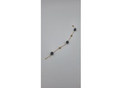 Image Bracelet Or jaune Perle