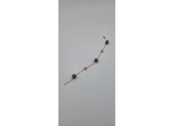 Image Bracelet Or jaune Perle