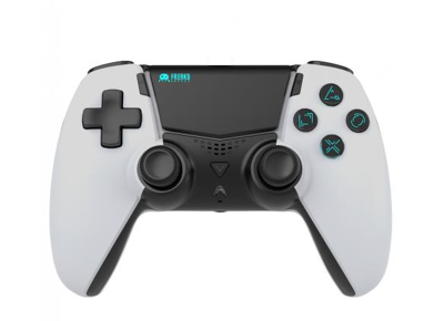Image Acc. de jeux vidéo FREAKS AND GEEKS Manette Sans fil Blanc PS5