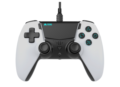 Image Acc. de jeux vidéo FREAKS AND GEEKS Manette Filaire Blanc PS5