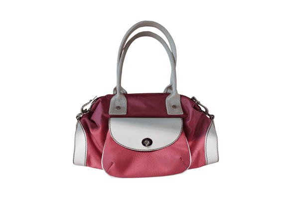 Image Sac à main LANCEL Porté main Toile enduite Rose