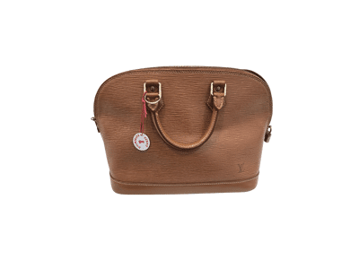 Image Sac à main LOUIS VUITTON Alma Porté main Cuir épi Camel