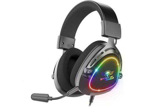 Image Casques écouteurs pour ordinateur SPIRIT OF GAMER Elite H40 Filaire Noir