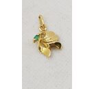 Image Pendentif Or jaune Emeraude