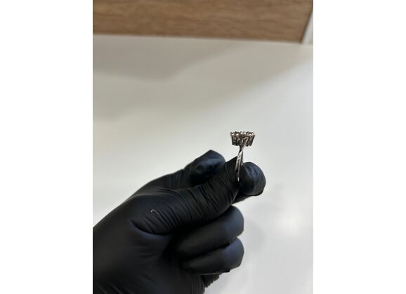 Image Bague Or blanc Diamants